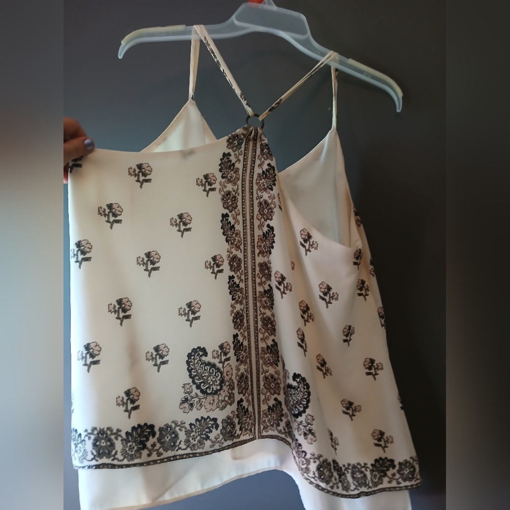 Maurices Black and White Floral Camisole - Picture 4 of 4
